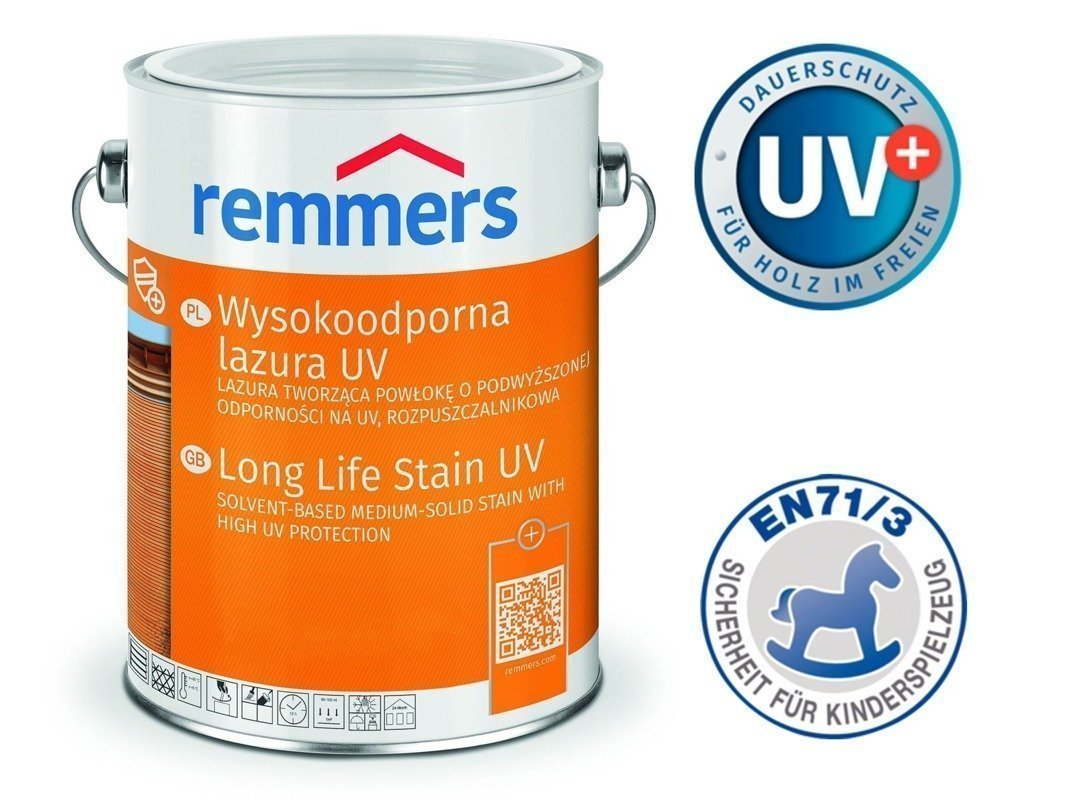 Dauerschutz-Lasur UV Remmers Pinia Modrzew 0,75 L